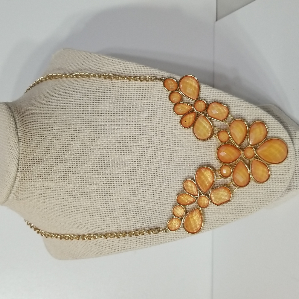 🌞Reincarnated Chunky Shimmer Mustard Yellow Jewelry Set - Picture 6 of 8